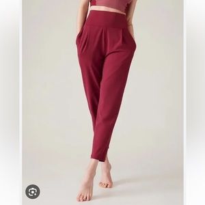 NWT Athleta Elation Pant, Coffeeberry, XS